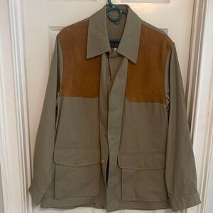 Men's Tan and Brown Jacket